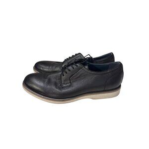 Moretti Gold‎ Label Mens Black Lazaro Lace-Up Dress Shoes Size 9D Leather Upper